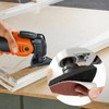 4 pieces multi-tool sanding plate, 80 mm, triangle sanding plate,