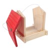 ORFOFE Hanging Wooden Bird Feeder House Rustic Farmhouse Style Wild