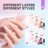 gelike ec 240 pieces short nail tips and nail lamp,