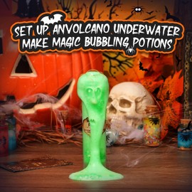 Alritz Mystery Potion Kits for Kids, 20 Magic Mix Witch Potion Bottles, Happy Decorations Ornaments Pumpkin Table Craft Toys Gift for Boys Girls Age 6 7 8 9 10 11+ Indoor Outdoor Halloween Party Decor