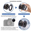 49 mm to 58 mm Lens Adapter Ring, Step Up