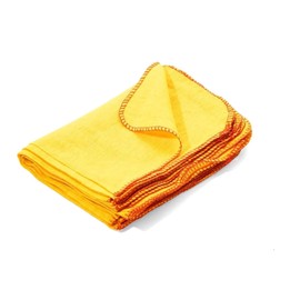 10x Yellow Dusters Cotton Cleaning Cloths Polishing Cloth Dusting Towel Multi-Purpose Duster Cloth Washable Reusable Car Duster For Dusting Polishing Cleaning Kitchen Essentials (pack of 10 )