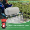 12V Pump, 2.5gpm-8amp-60psi, Chemical and Corrosion Resistant, Compatible with Roundup,