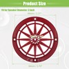 A ABSOPRO 4 Pcs 3" Car Speaker Grille Cover Round