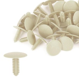 Unifizz 40pcs Plastic Car Hole Rivets Fastener Fender Bumper Push Pin Clips (5mm)