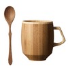 RIVERET Grande + Spoon 400ml Bamboo Dishwasher Safe RV-208S (Brown)