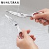 Takagi All Stainless Steel Kitchen Scissors, Dishwasher Safe, Boiled Disinfectable,