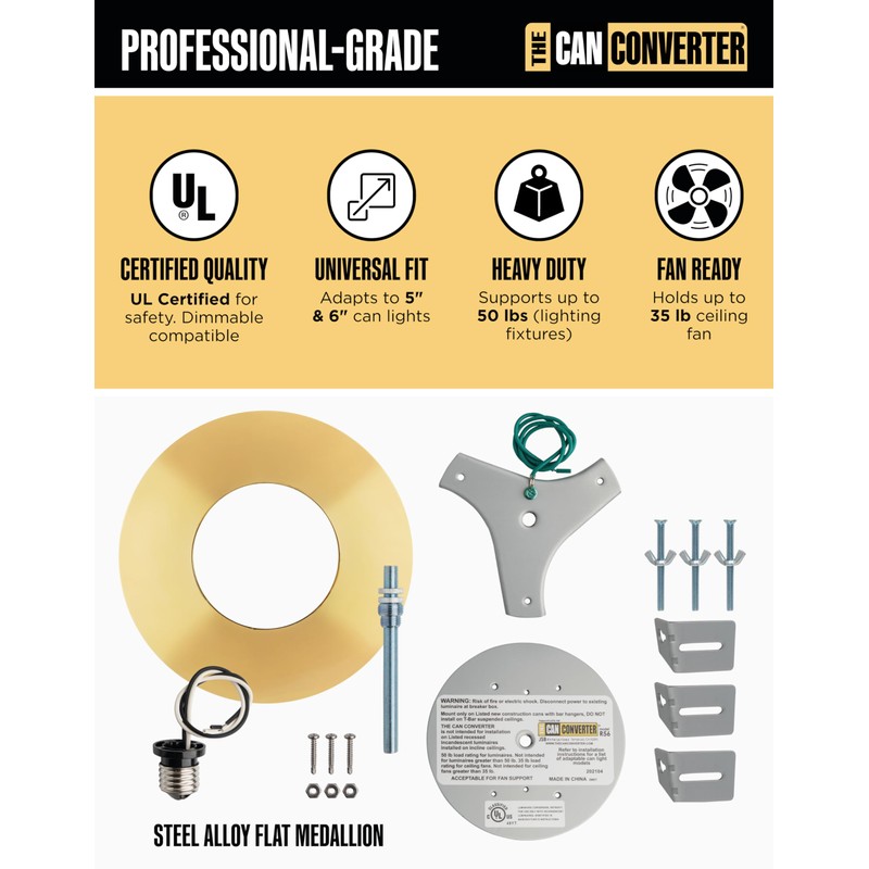 The Can Converter R56 Recessed Can Light Conversion Kit w/