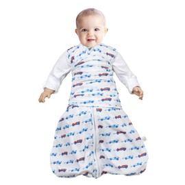 Clevamama 3-in-1 Swaddle Bag (0-3 Months, Cotton, Blue)