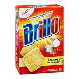 Brillo Steel Wool Pads 10 Count