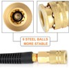 GASHER 1/4'' x 100FT Reinforced Polyurethane Air Hose, Maximum Working