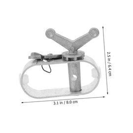 BESPORTBLE 1 Set Pool Cover Cable Tightener Winch Kit with Heavy Duty Cable for Above Ground Swimming Pools Weatherproof for Secure Winter Covering