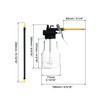 QWORK® Transparent Oil Can, High Pressure Pump Oiler with 2