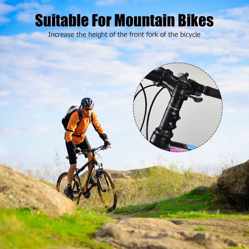 Aohcae Handlebar Riser Bicycle, Bicycle Handlebar Raiser Handlebar Riser Stem