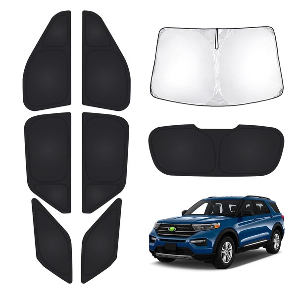 T TGBROS Window Sunshade Custom Fit for 2020-2023 2024 Ford