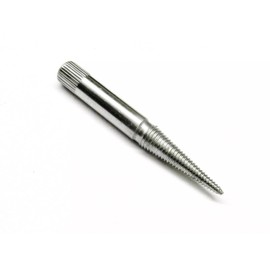 JTS Tapered Mandrel Threaded Screw Cone Pointed Mandrel 1/4" Shank for Rotary Tools