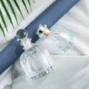 TUPANDY 100ml/3.3oz Fragrance Glass Diffuser Bottle Empty Diffuser Bottle Diffuser