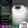 Garden Light 4x LED Solar PIR Motion Sensor White Light