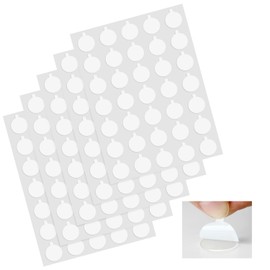 ZUBIYA 350 pcs Double Sided Sticky Dots –Easy to Peel Sticky Dots,Clear Removable Sticky Tack Double Sided Tape Dots for Crafts, Posters, Balloons, and DIY Projects