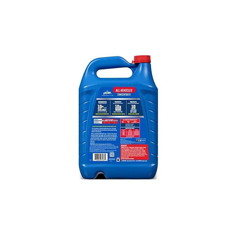 PEAK Concentrated Antifreeze and Coolant Universal Engine Protection 10 Year