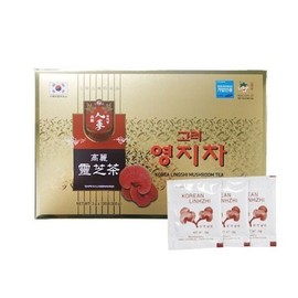 뿌리방 고려 영지차 100포(300g) 1박스 과립 영지버섯 전통차 건강 선물 세트 Rootbang Cordyceps Mushroom Tea 100 Packs (300g) 1 Box Granulated Cordyceps Mushroom Traditional Tea Health Gift Set