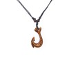 Scddboy Hawaiian Maori Fish Hook Pendant Necklace,Maui Beach Sufer Tribal