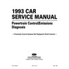 1993 Ford Powertrain Control Emissions Diagnosis Service Manual By Detroit