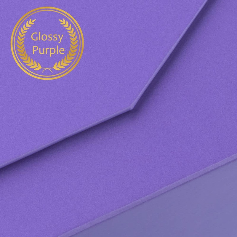 PACKGILO 1 Pack Purple Gift Box with Lids Small 12