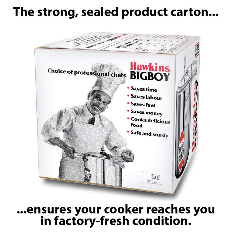 Hawkins 18 Litre Bigboy Pressure Cooker, Big Inner Lid Cooker,
