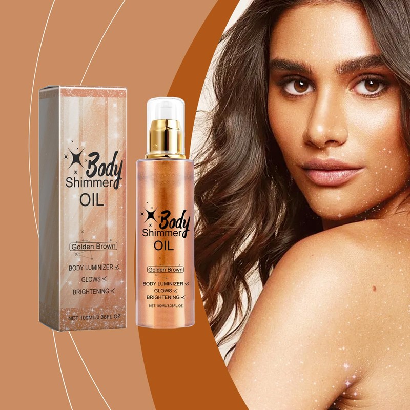 Körperglitteröl (goldzongse, 1pcs)