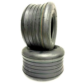 Tiresave TWO New 13X6.50-6 Lawn Tractor Smooth Rib Tires 4ply Smooth Ribbed FREE SHIPPING