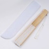 choyaxo Lace Handheld Chinese Folding Fan Bamboo Silk Folding Fan