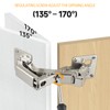 Cabinet Hinges, Pack of 2, 175 Degree Hinges for Cabinet