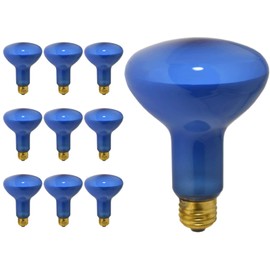 75W Plant Grow Light Bulb | Blue Grow Light | R30 Shape & E26 Base | High Output Grow Light | Ideal for Indoor Plants Seeds Veg and Flower | 10 Pack by GoodBulb