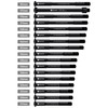 KiberAxle 12mm Thru Axles for Bike Forks and Rear Shock,