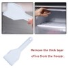 Refrigerator Ice Scraper White Plastic Flat Shovel Plastic Defroster Handheld