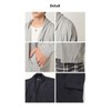 ARCADE Long Knitted Cardigan, Men's, Cotton - blk