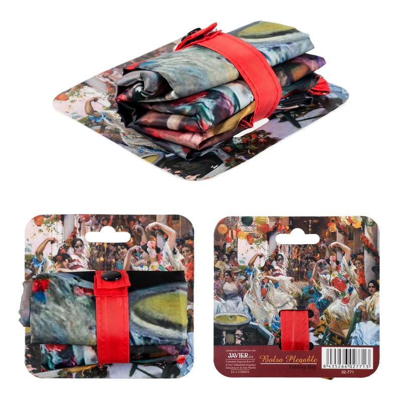 PracticDomus Foldable and Reusable Shopping Bag with Large Capacity and
