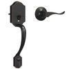 HOSOM Front Door Handle Set No Lock Exterior Door Handle