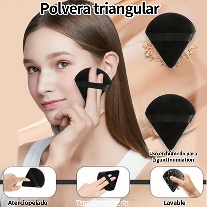 47 Brochas Maquillaje Profesional Y Herramientas Cosméticas Negro