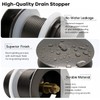 FerdY Pop-up Drain for Freestanding Bathtub, Space Gray, cUPC Certification,