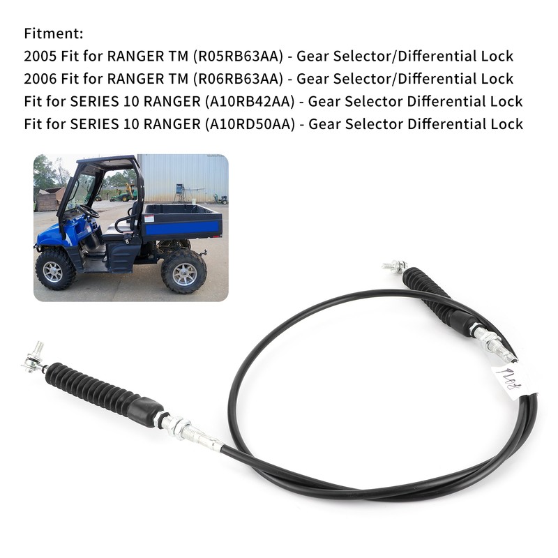 71.7in Gear Selector Shift Cable 7081005 Replace Accessory Fit for