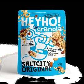 Heyho! Saltcity Original Handmade Granola with Nuts and Salt 320 g Bag