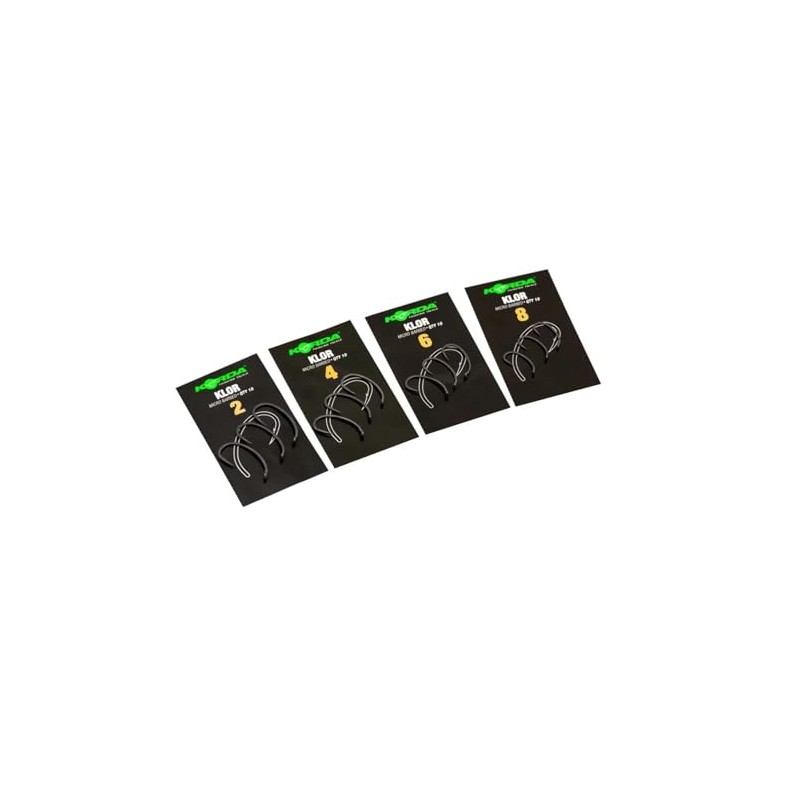 Korda Klor Barbless Hooks: 2