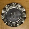 McDonald's Vintage McDonald's "Un-Used" Aluminum Tin Ashtray 1980’s 4” Diameter