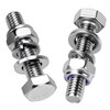 Mbsomnus M8 Hexagon Screw and Nuts Set of 15 Stainless