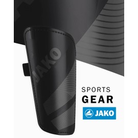 JAKO Unisex River Basic Shin Pads, Black, L