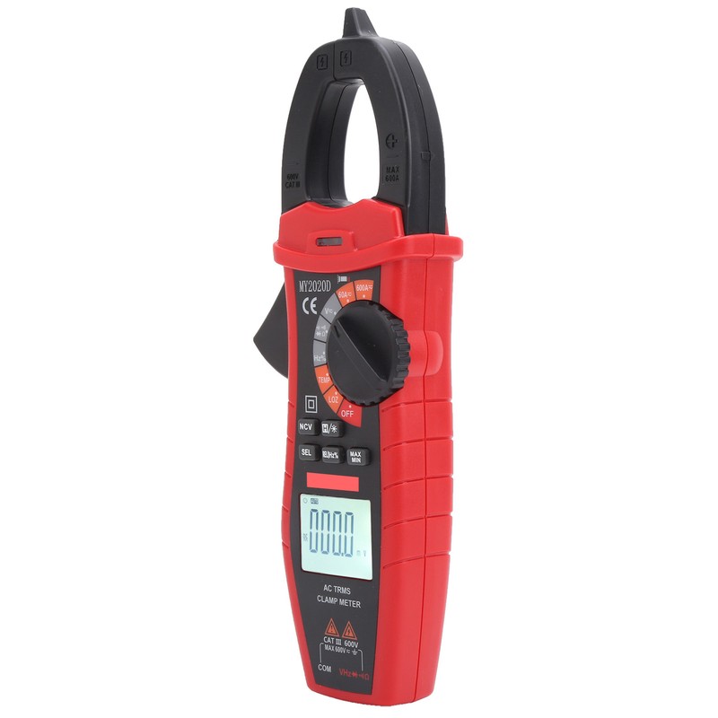 Digital Clamp Multimeter Handheld LCD Display DC AC Current Tester