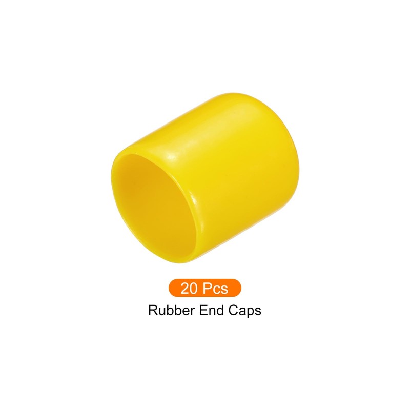 Rebower Rubber End Caps for Screw Protective Covers [Screw Bolts]