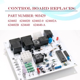 903429 Control Board Replacement for Nordyne Furnace Control Circuit Board 624602, Furnace Control Circuit Board for inter-therm and mill-er M1 Furnace 6246020
